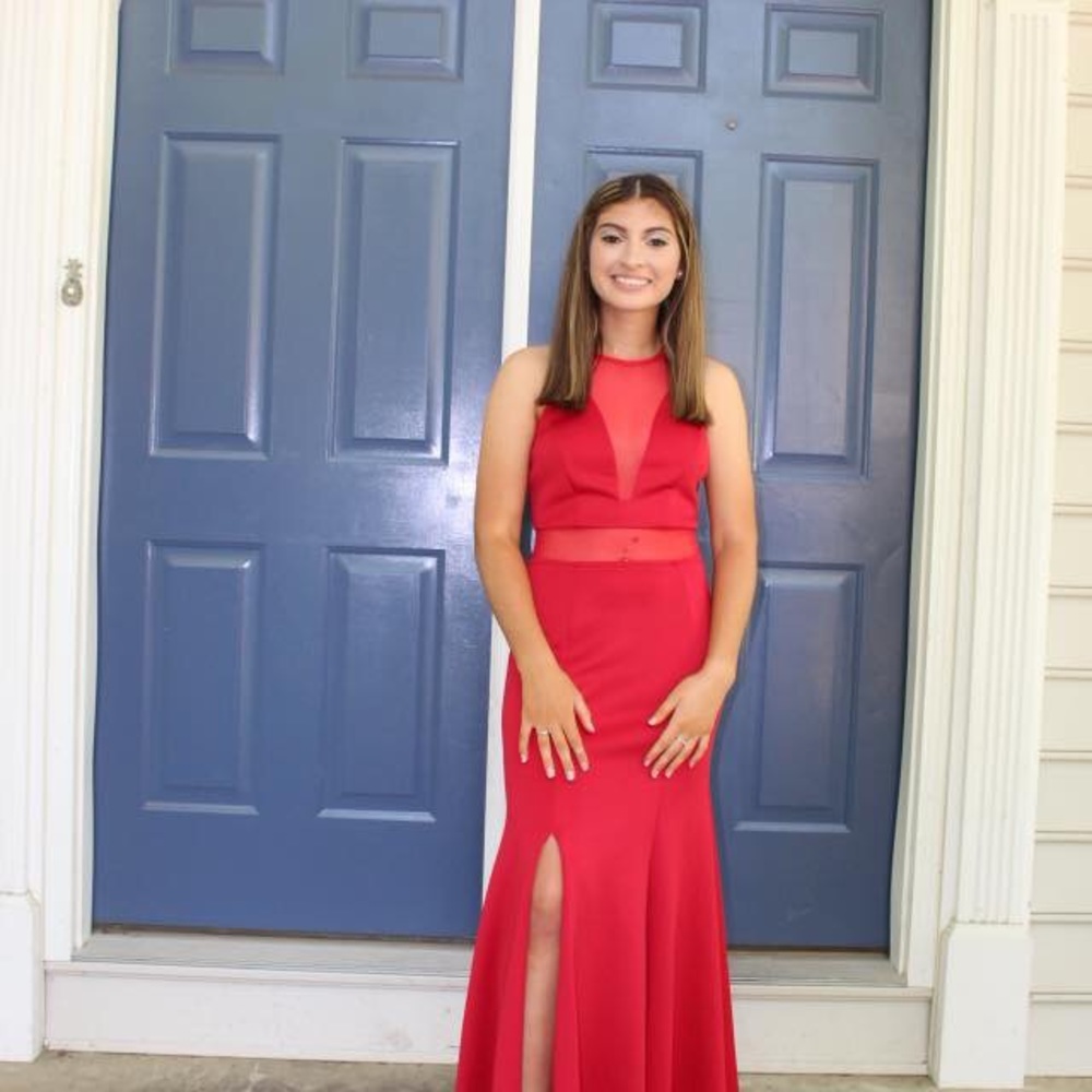 Red prom/ball dress